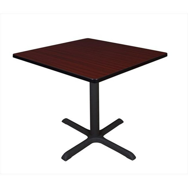 Regency TB3636MH 36 In. Square Cain Lunchroom Table - Mahogany