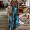 thumbnail image 3 of Animal Print Patterns Design Sleeveless Dress Woman Fashion Long Dresses Women's Summer Suit Dress 2025, 3 of 7