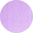 thumbnail image 1 of Ahgly Company Indoor Round Abstract Purple Contemporary Area Rugs, 4' Round, 1 of 4