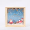 thumbnail image 6 of Wooden Photo Frame Night Light Christmas Night Lights Ornament Holiday Gift Decoration Living Room Bedroom Office Ornament, 6 of 7