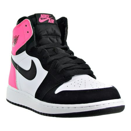 Jordan - Air Jordan 1 Retro High OG Boys Shoes Black/Hyper-Pink/White ...