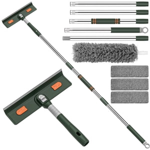 Cshidworld 67" Extendable Window Squeegee Cleaning Kit