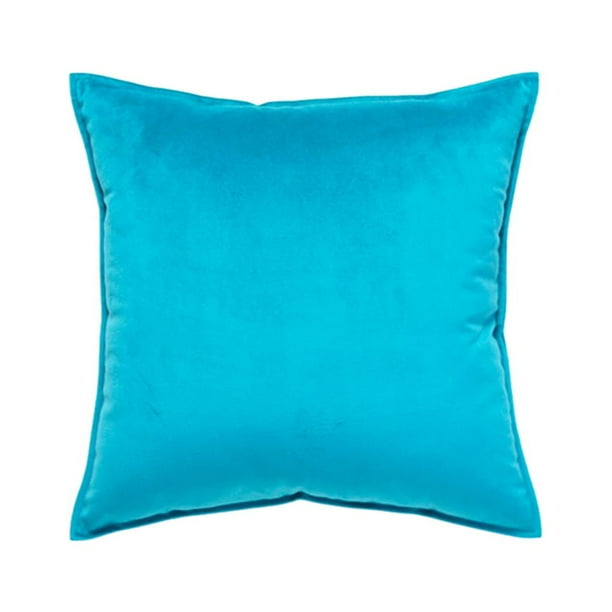 Funda de Cojín de Asiento Terciopelo Decorativo Billuyoard Azul Claro 50x50cm