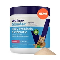 Vetnique Glandex Daily Prebiotic & Probiotic for Cats, Gut & Immune Support Powder, 4oz