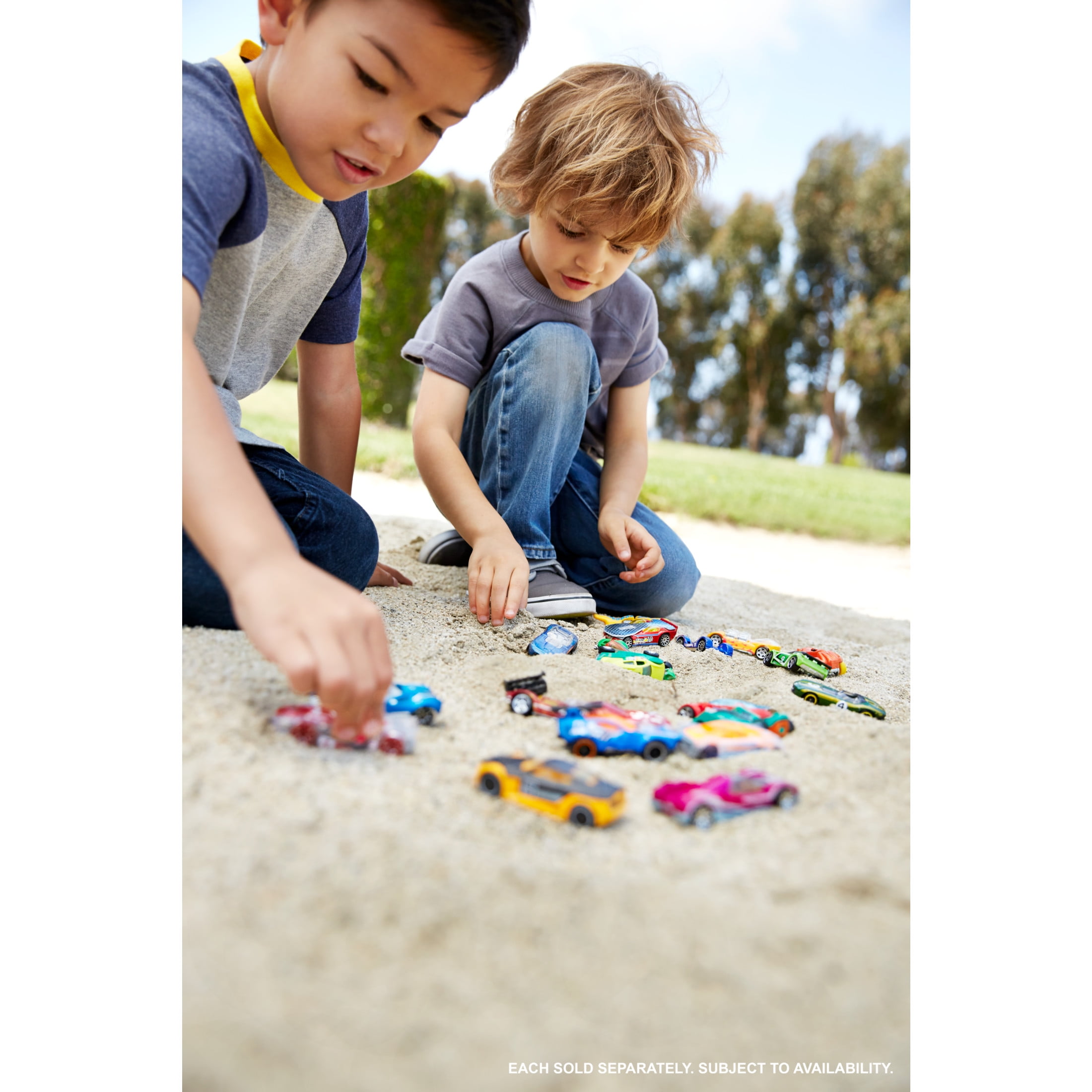 Hot Wheels Realistic Basic Toy Cars & Trucks Set for Kids, 8