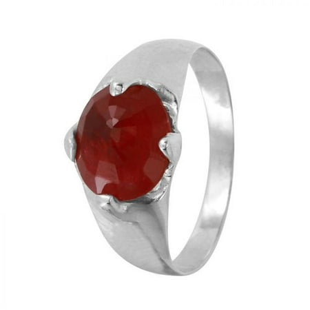 Foreli 2.6CTW Ruby 10k Two tone Gold Ring