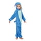 thumbnail image 2 of Pijama de peluche para niños, disfraz de animal para Halloween, 6 años, azul, 2 of 4