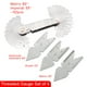 thumbnail image 4 of Eigraketly Pasos de rosca de tornillo de engranaje de calibre, herramientas de medición para el hogar de pulgadas de acero inoxidable, calibre de Herramientas manuales y eléctricas Tipo 1 Eigraketly TO008160-01B, 4 of 6