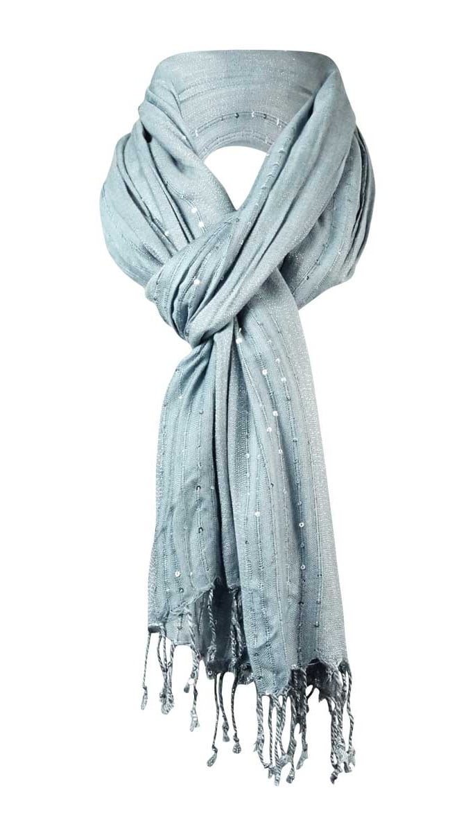 silver sequin wrap