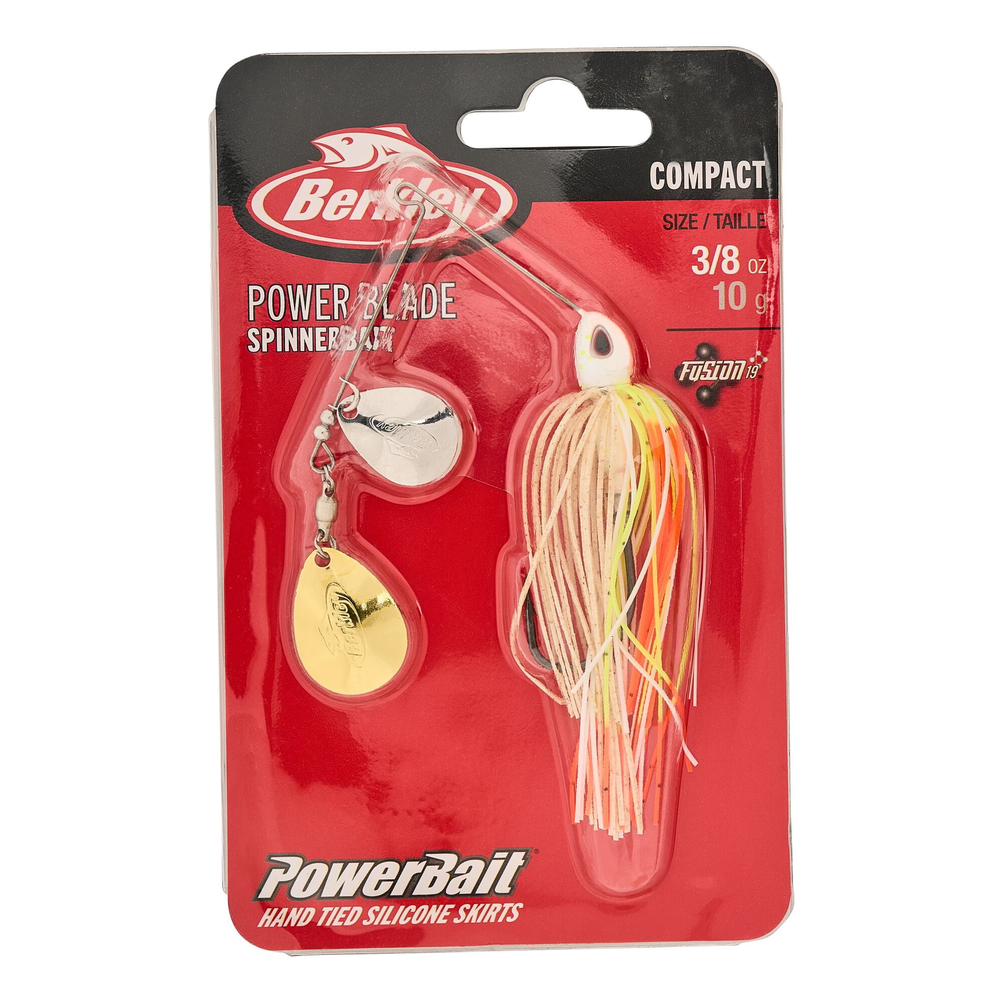 Berkley Power® Blade Compact, Spinnerbaits, Coleslaw/Silver + Gold (1-count)