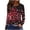 *2-Black, variant on No Boundarie Women's Plus Valentine's Day Heart Tops,Ladies Long Sleeve T-Shirts,Crewneck Tie Dye Tees For Women,Khaki,S-5XL