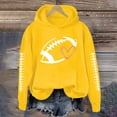 thumbnail image 5 of LIZUOJUN Oversized Football Sweatshirt for Women Game Day Hooded Pullover Game Day Graphic Casual Fall Winter 2026 3XL, 5 of 9