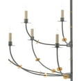 thumbnail image 4 of Currey And Company 9000-0331 Balladier 12 Light 46" Wide Wrought Iron Chandelier - Gold, 4 of 4