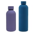 thumbnail image 1 of Estrela Paquete de 2 botellas de agua de acero inoxidable - Termo - Botella deportiva de metal, 1 of 5
