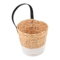 thumbnail image 2 of Woven Grass Flower Pot Light Brown for House Plants 1Set, 2 of 5