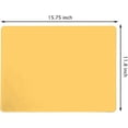 thumbnail image 5 of Namzi Sets de Table en Silicone pour Table à Manger, Sets de Table Résistants à la Chaleur 4 Pcs, Sets de Table Imperméables Réutilisables, Faciles à Nettoyer - Jaune, 5 of 5