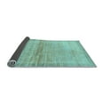 thumbnail image 2 of Ahgly Company Indoor Square Abstract Light Blue Modern Area Rugs, 7' Square, 2 of 4