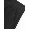 thumbnail image 3 of iiniim Kids Boys Formal Dress Pants Straight-Fit Flat-Front School Uniforms Pants with Pockets, 3 of 7