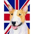 thumbnail image 1 of Carolines Treasures SS4938GF Bull Terrier With English Union Jack British Flag Flag Garden Size, 1 of 3