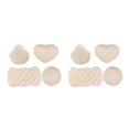 thumbnail image 1 of Vogacara 1 juego de herramientas de limpieza Esponjas de limpieza convenientes Fácil de usar Esponja de belleza útil para el desmaquillador de Blanco 2piezas, 1 of 6