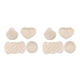 thumbnail image 1 of Vogacara 1 juego de herramientas de limpieza Esponjas de limpieza convenientes Fácil de usar Esponja de belleza útil para el desmaquillador de Blanco 2piezas, 1 of 6