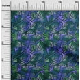 thumbnail image 2 of oneOone Cotton Cambric Medium Blue Fabric Abstracts Sewing Fabric By The Yard Printed Diy Clothing Sewing Supplies 56 Inch Wide, 2 of 4