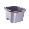 thumbnail image 4 of TISHITA Foot Bath Basin Foot Bathtub Lightweight with Handle Portable Foot SPA Basin violet, 4 of 8