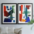 thumbnail image 6 of Wexford Home Colorful Shapes III Premium Framed Print, 30.5" x 42.5" - Ready to Hang, Black (Set of 2), 6 of 9