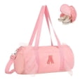 thumbnail image 1 of Bolsa de Danza Uxcell, Bolsa de Yoga con Letra Inicial Personalizada y Correa Ajustable & Compartimento para Zapatos, Pequeña Bolsa de Viaje de Ballet Rosa & A-Ajuste (Bolsa de Ballet/Yoga/Viaje), 1 of 6