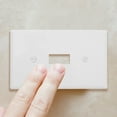 thumbnail image 4 of LOLIPPYY White Single Light Switch Cover Plate Wall Plate with Smooth Rounded Edges for Residential and Commercial Use, 4 of 8