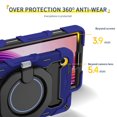 thumbnail image 3 of FJLBDE Case for Lenovo Tab One / K9 8.7 Inch 2025 with 360 Kickstand, Shoulder Strap Carrying Protective Cover, Navy Blue, 3 of 6