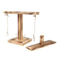 thumbnail image 4 of Hook  Game, Pine Adults Hook  Game Portable 7 Holes  For Bars Black, 4 of 8