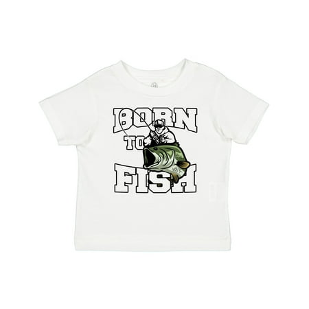 

Inktastic Born to Fish Gift Baby Boy or Baby Girl T-Shirt