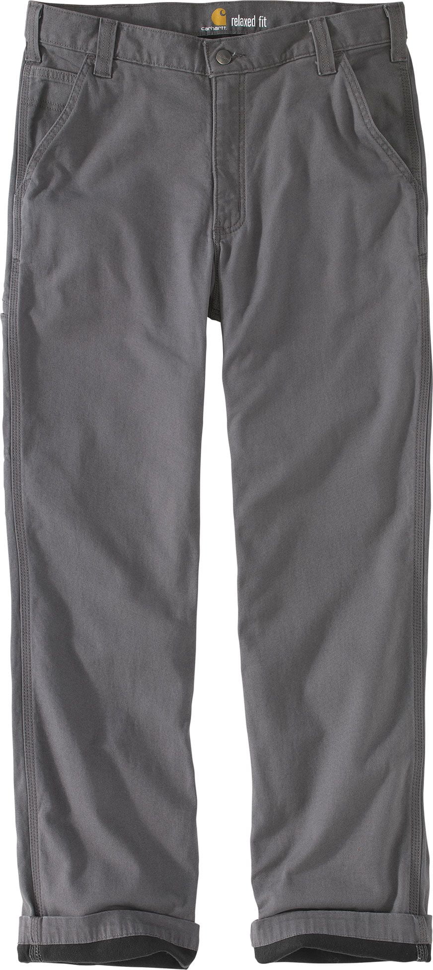 carhartt men's rugged flex rigby dungaree knit lined