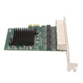 thumbnail image 1 of Gigabit Ethernet  Interface Card, RTL8111 Chip PCB 4 RJ45 Port 1000BASE T Gigabit Server  Card Low Power Consumption  For  For PC, 1 of 8