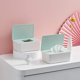 thumbnail image 5 of Caja para toallitas húmedas para bebés Caja para toallitas húmedas con tapa, se puede colocar en la sala de estar, el dormitorio, la cocina, papel de almacenamiento, toalla seca, verde blanco, 5 of 5