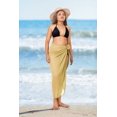 thumbnail image 2 of HAPPY BAY Women's Beachwear Summer Swimwear Swim Cover ups Beach Wraps Skirt Swimwear Bikini Plus Size Sarong Coverups One Size Beige, Solid, 2 of 4