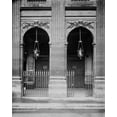 thumbnail image 2 of Atget, Eugene 26x32 Gold Ornate Wood Framed with Double Matting Museum Art Print Titled - Paris, 1904-1905 - Palais-Royal, 2 of 4