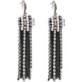 thumbnail image 1 of Pendientes colgantes con flecos para mujer, estilo bohemio, largos, hechos a mano, con cristales de circonita cúbica bohemia, cadena llamativa, pendientes colgantes de boda para fiesta de graduac, 1 of 5