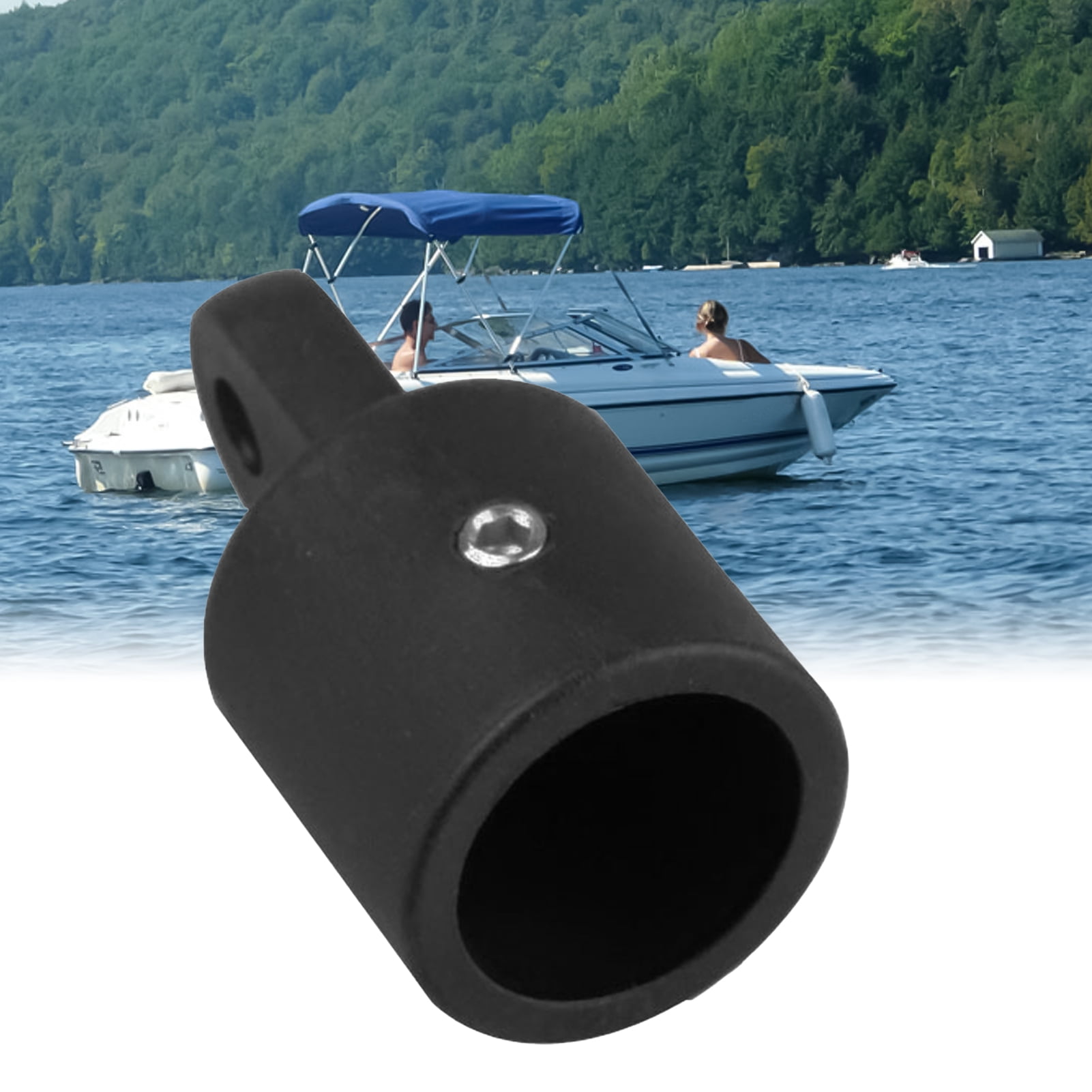 White Watermarine Nylon Rod Holder Drain Cap 2 Id 4...