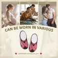 thumbnail image 7 of KLL Ribbon With Angel Wings Pattern Adult Unisex Cozy Slippers,Fuzzy Slip-on Slippers TPR Sole Slippers Comfort Plush Home Footwear for Indoor & Outdoor-35/36, 7 of 7