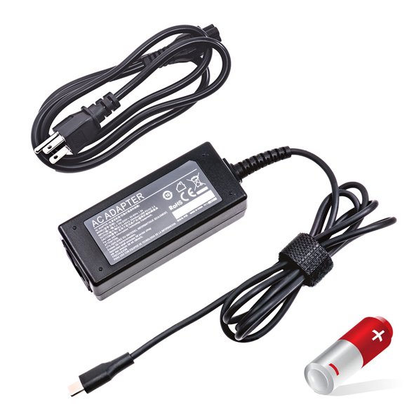 Dr. Power Chargeur Universel USB Type-C 45W Adaptateur d'Alimentation pour Asus Acer Chromebook Dell Lenovo HP Toshiba Ordinateur Portable Notebook Google Samsung Téléphone Intelligent Tablette