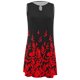 thumbnail image 4 of Minivestidos estampados ahuecados sin mangas con cuello redondo sexis a la moda para mujer Fridja  hjkh1745, 4 of 5
