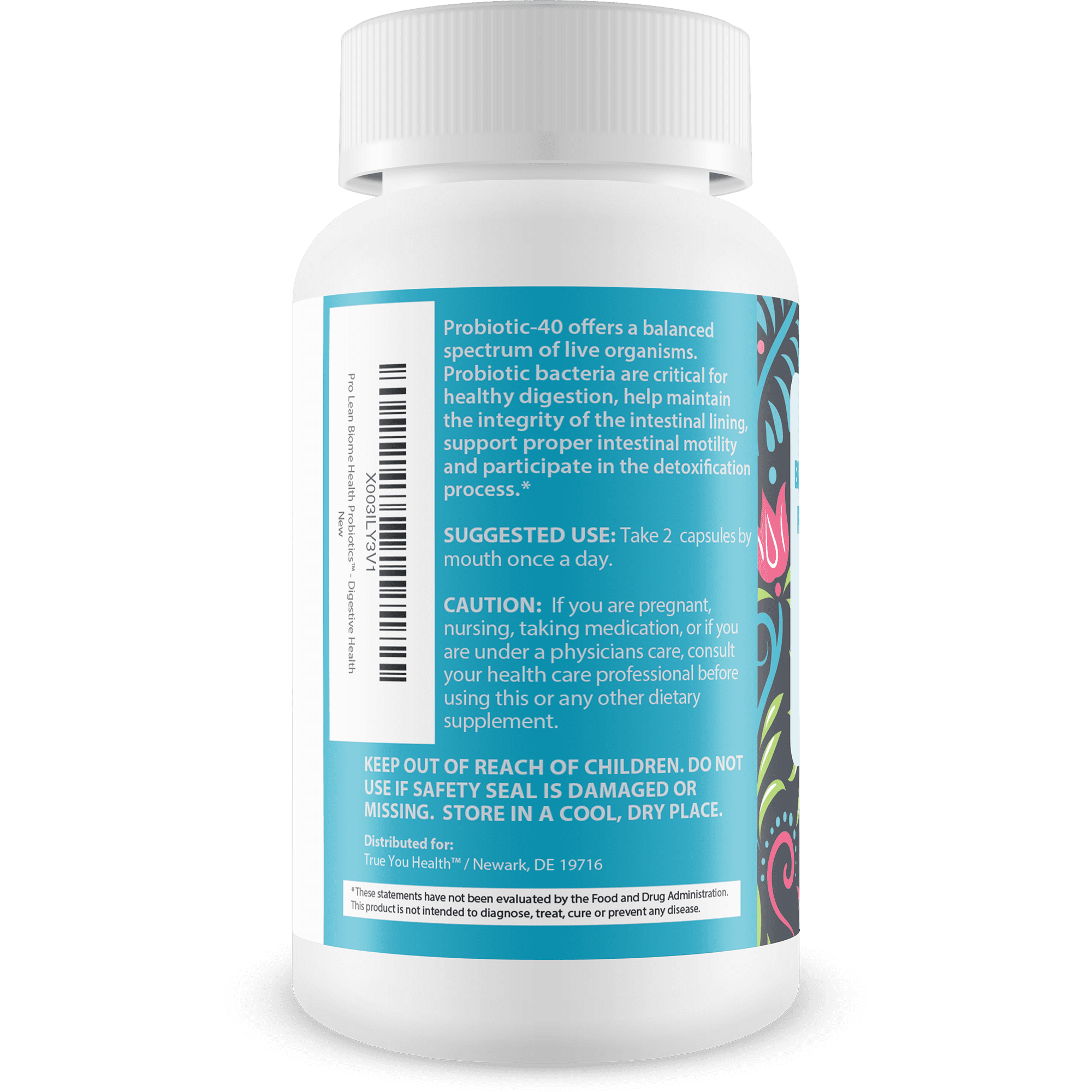 Pro Lean Biome Health Probiotics - Digestive Health & Immune Support - Improve Gut Microbiome for Overall Health & Improved Energy - Probiotic & Prebiotic Blend - Health Starts in The Gut