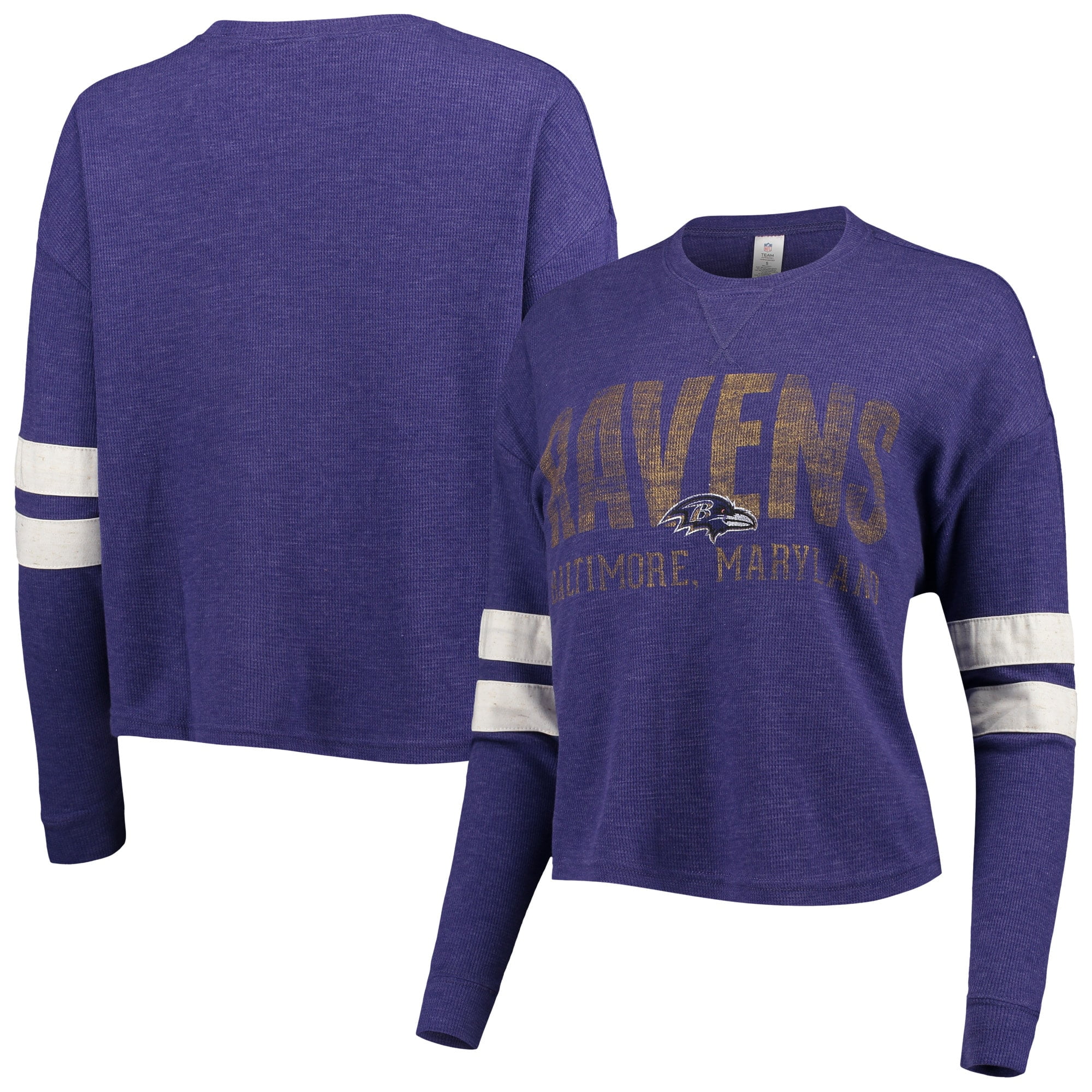 Baltimore Ravens Women's Devote Long Sleeve TShirt Purple