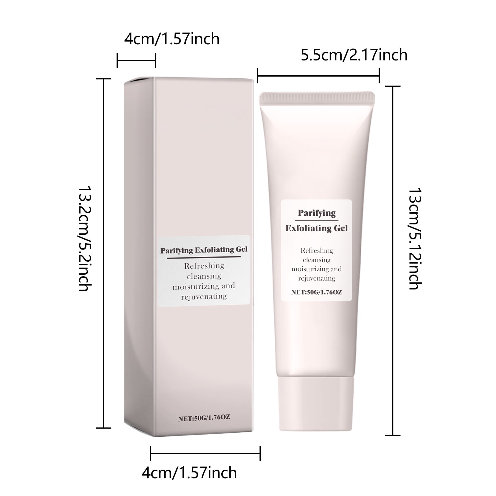 Alvantor Purifying Exfoliating Gel with Salicylic Acid - Deep Clean and Brighten Skin 1.76oz