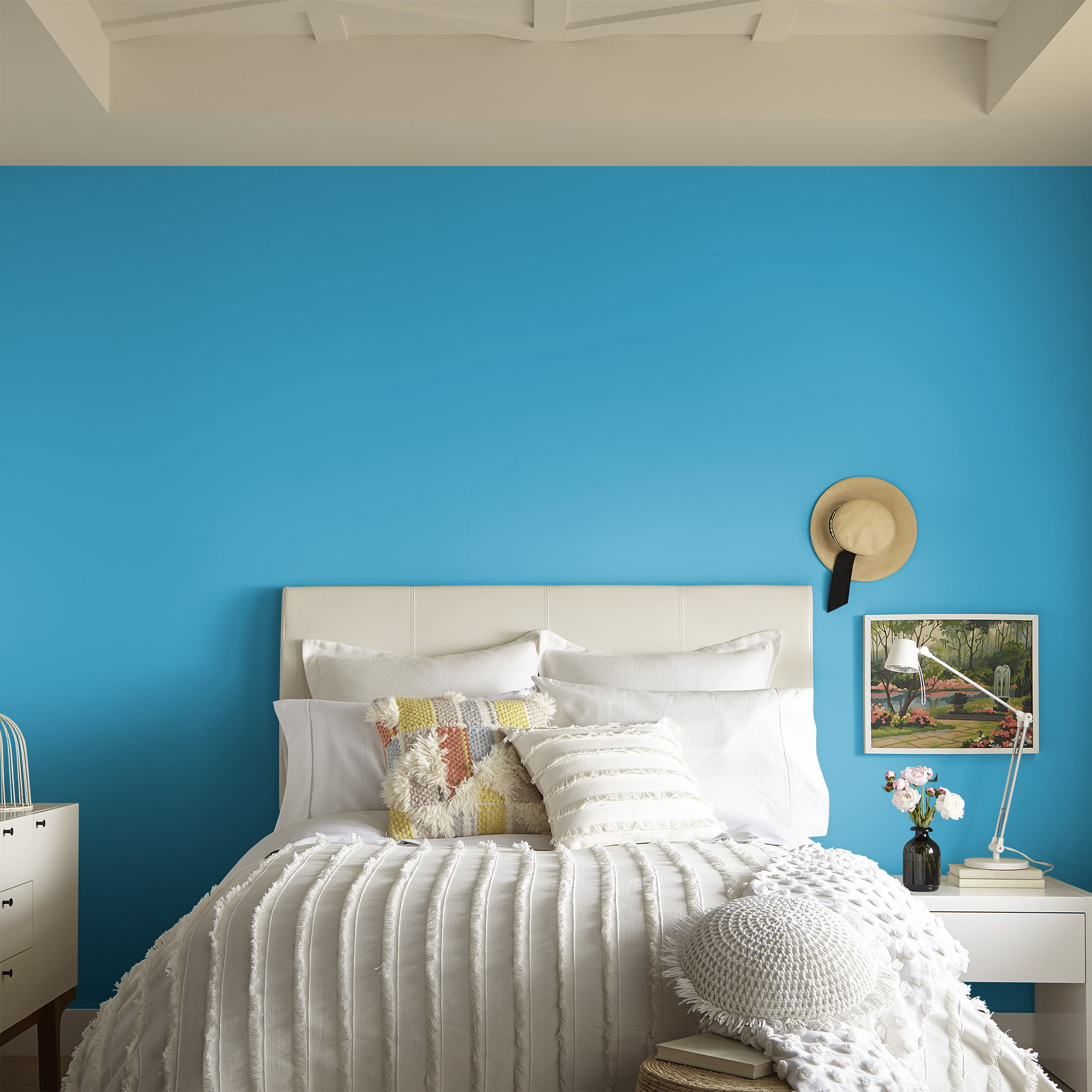 Asian Paints Feather Stencil Wall Paint Imperial Blue