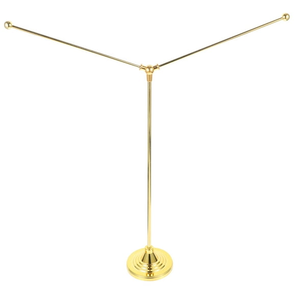 MERRYHAPY Metal Desktop Flag Stand with V-Shaped Base for National Flags, Office, Meeting Room, Home Decor