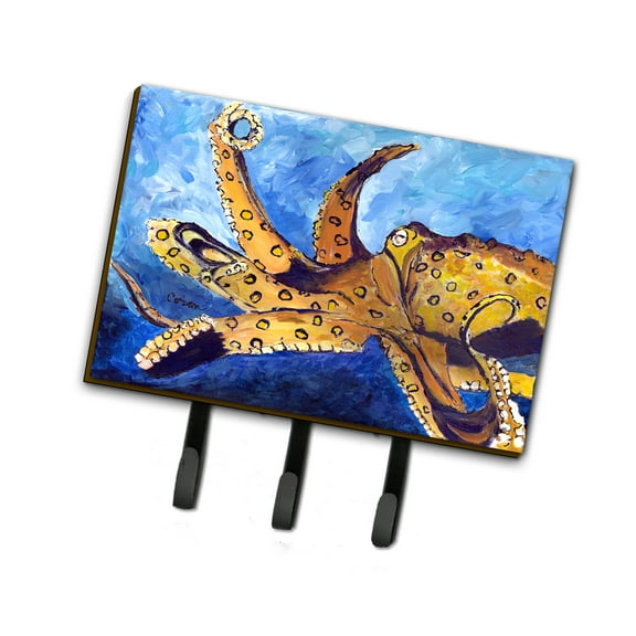 Carolines Treasures 8794TH68 Octopus Leash or Key Holder Triple Hook multicolor