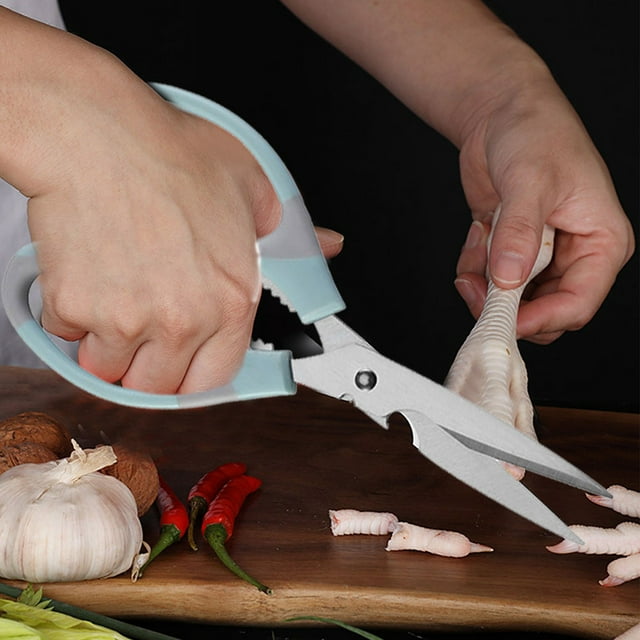 WRXMIJNHGSA Cutter Under $5 Multifunctional Stainless Steel Household Chicken Bone Clippers Bbq Strong Kitchen Scissors Food Scissors Kitchen Scissors